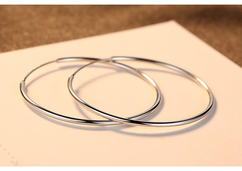 Fashion Circle Round Earrings Geometry Jewelry