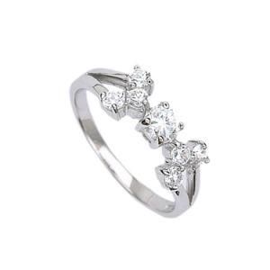White Sapphire 925 Sterling Silver Engagement Wedding Ring