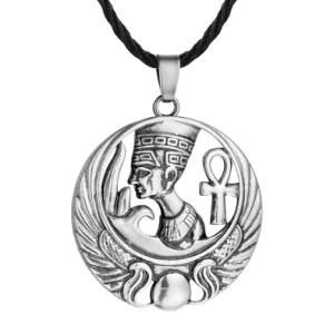 Slavic Necklace Amulet Falcon Pendant Ancient Silver Alloy Necklace