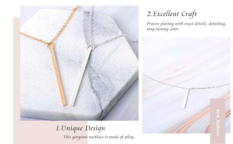 2022 Fashion Long Necklace Dainty Simple Chain Necklaces Jewelry for Women and Girls Gift