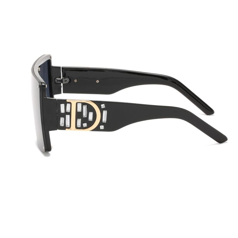 2020 No MOQ Oversized One Piece Women Fashion Sunglasses