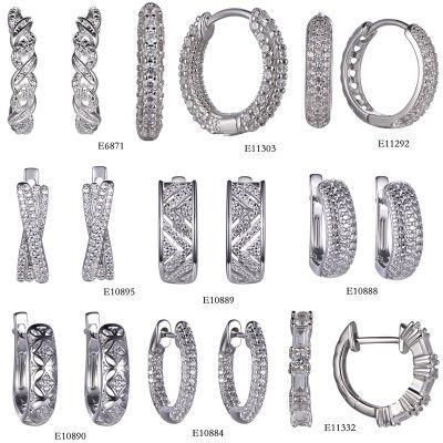 925 Sterling Silver Hot Sale Hoop Earrings