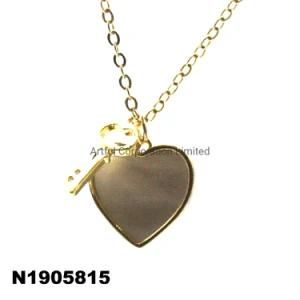 Fashion Jewelry Silver Fashion Necklace Pearl Gold Necklace Chain Gold Plated