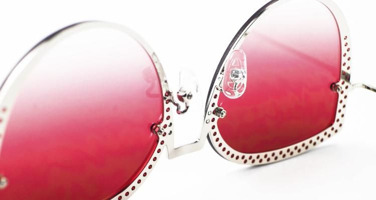 Lovely Cat Ear Design Stock Frameless Sunglasses for Women