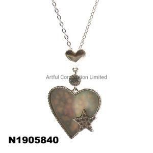 925 Sterling Silver Necklace with Pearl Fashion Jewelry