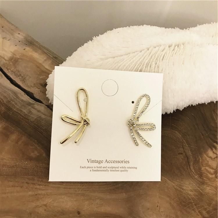 Fashion Simple Butterfly Asymmetric Earrings Jewelry