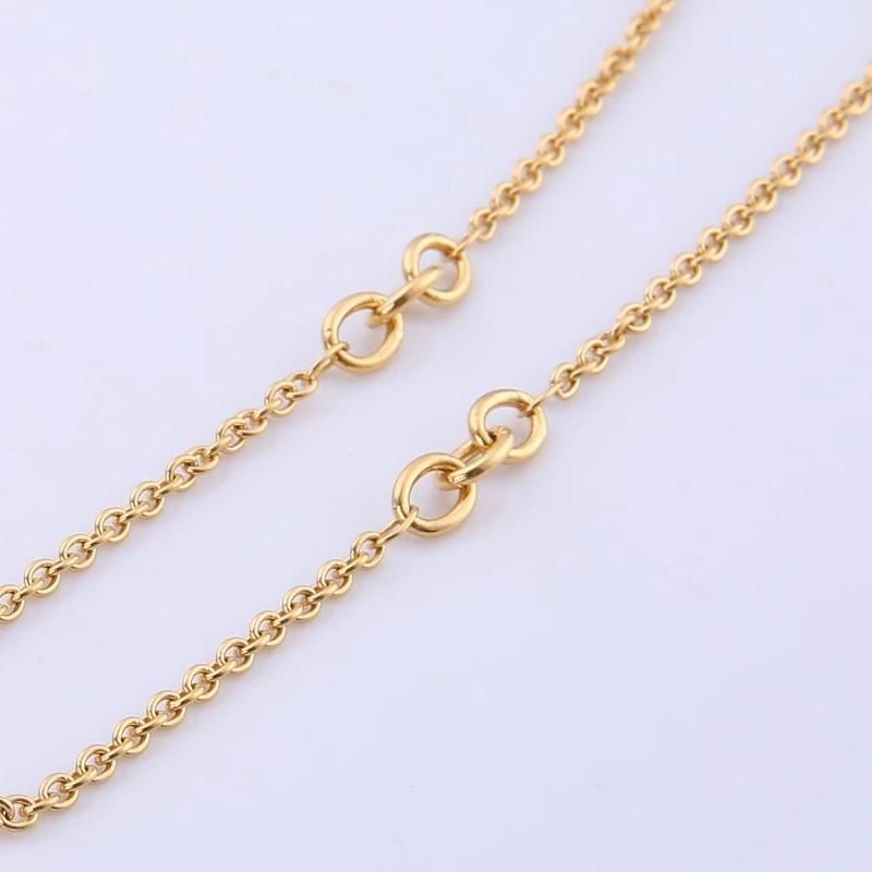 Fashion Necklace Stainless Steel Large Small Cross Cable Chain Jewelry
