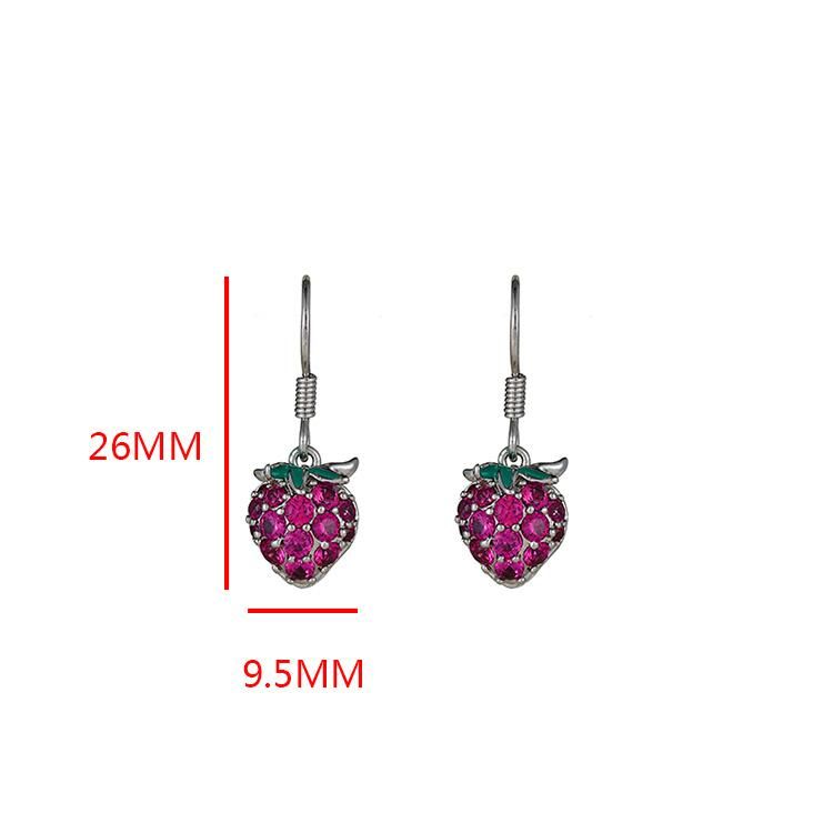 Female-Popular Simple Fashion Cute Strawberry Earrings