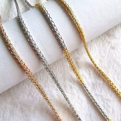 Fashion Accessories Bulk Fox Tail Jewelry Stainless Steel Handcraft Necklace