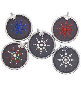 Colorful Include Crystal Diamond Sunflower Volcanic Positive Energy Negative Ion Pendant