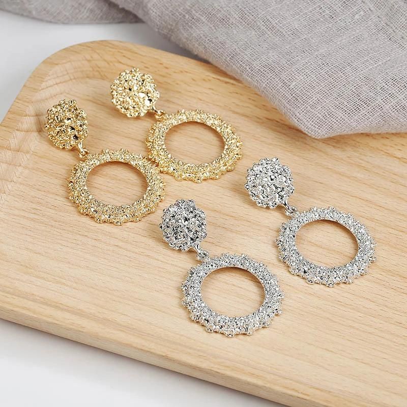 Women Big Vintage Fashion Wedding Drop Earrings Fine Jewelry