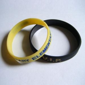 High Quality Plastic Promotional 3D Silicon Bracelet (SB-019)