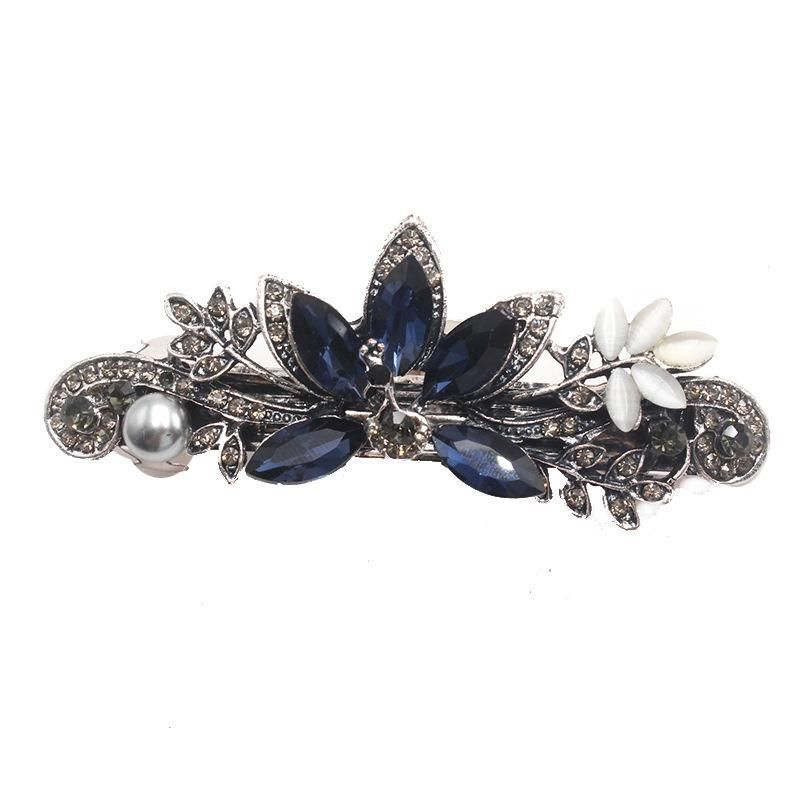 Hair Barrette Classical Hair Accessories Retro Top Clip Hairpin Medium Korean Headdress Spring Clip Clips Horizontal Clip Word Clip