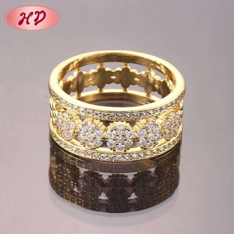 Fashion 18K Gold Plated Stainless Steel Silver Wedding Engagement Jewelry Finger Man Rings Design