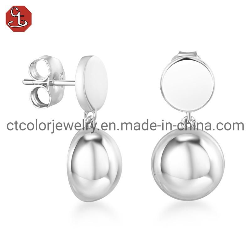 Factory Wholesale 925 Silver Sterling Jewellery Fashion Earring Jewelry