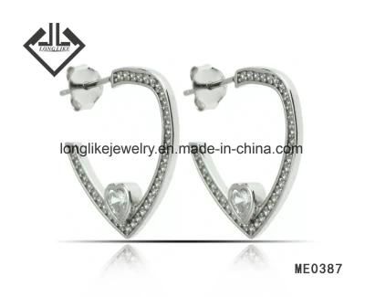 Wholesale Silver Jewelry Fashion Earring Hoop Earring