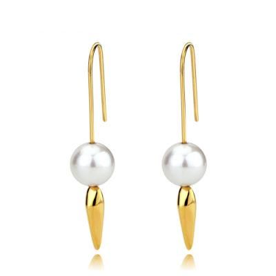 Vintage Fashion Wholesale Fashion Earrings with Elegant Pearl