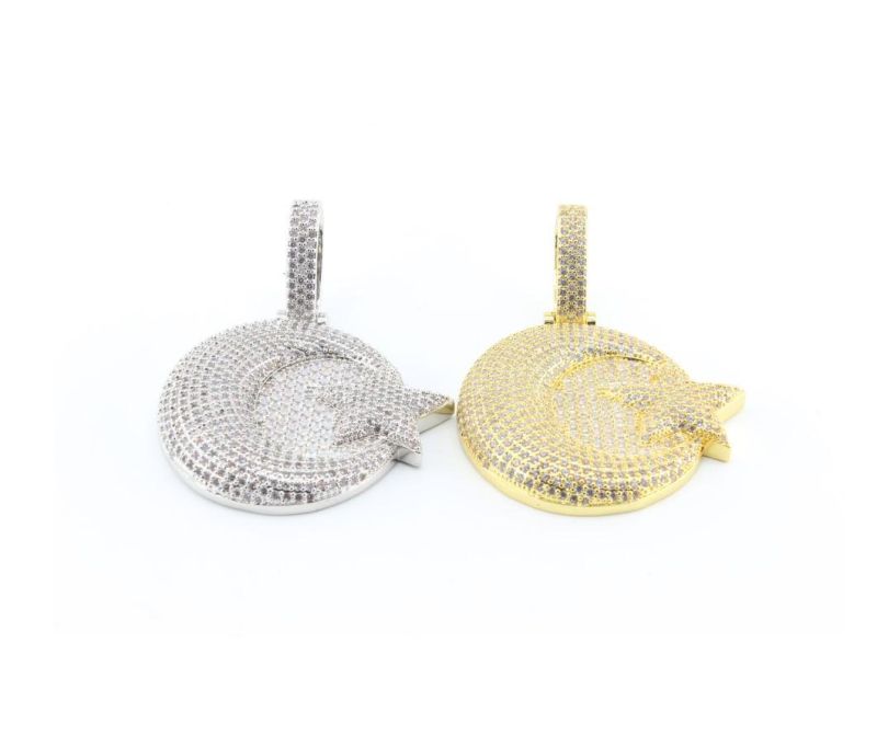 Cuban Chain Jewelry Iced out Hip Hop Big Pendant