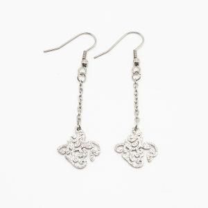 Simple Women Fashion Jewelry Stainless Steel Diamond Earring