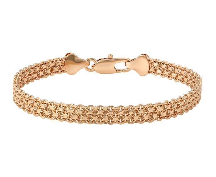 Jewelry Fashion Gold Bracelets Neutral Minimalist Pattern 18K Gold Plated Bracelets