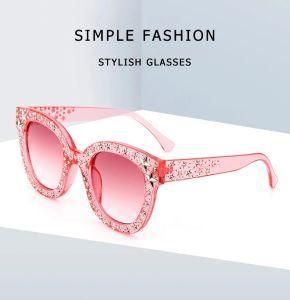 New Classical Cateye Diamond Sunglasses Women Luxury Crystal Sunglass UV400