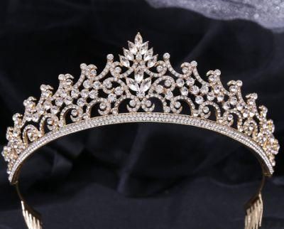 Wedding Elegant Crystal Tiara Crown, Bridal Crystal Tiara Crown