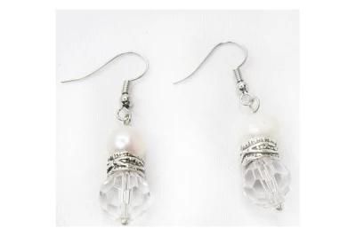 Fashion Metal Silver Drop Earring