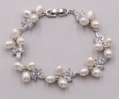 Wedding Pearl Bracelet Jewelry, Bridal Pearl Bracelet Jewelry, Bridesmaid Pearl Jewelry