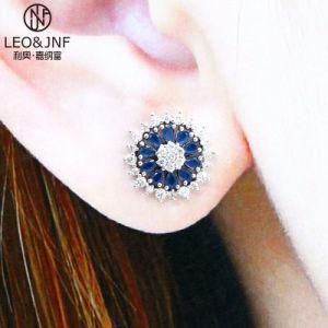 Brazilian Style Fashion Jewelry Earrings Color Zircon Copper Plated Fashion Jewelry Earring Studs