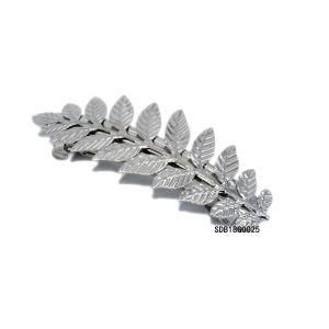 Metal Leaf French Hair Clip Barrette