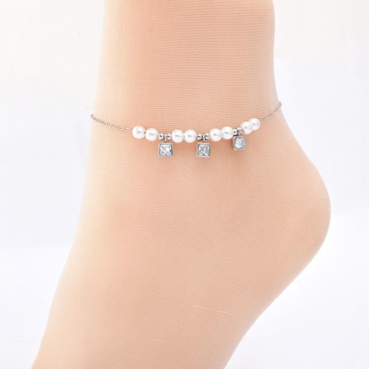 Jewelry Manufacturers Custom Jewelry High Quality Matte Gold-Plated Anklets Wholesale Fashion Jewelry