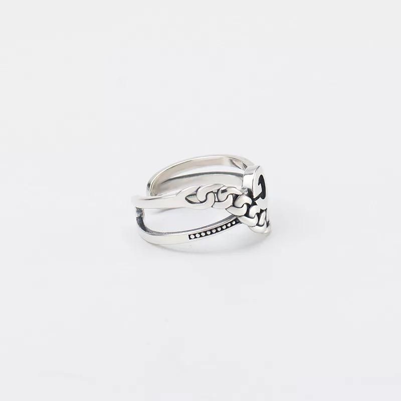 Custom 925 Silver Jewelry Ring Design for Personal Gift