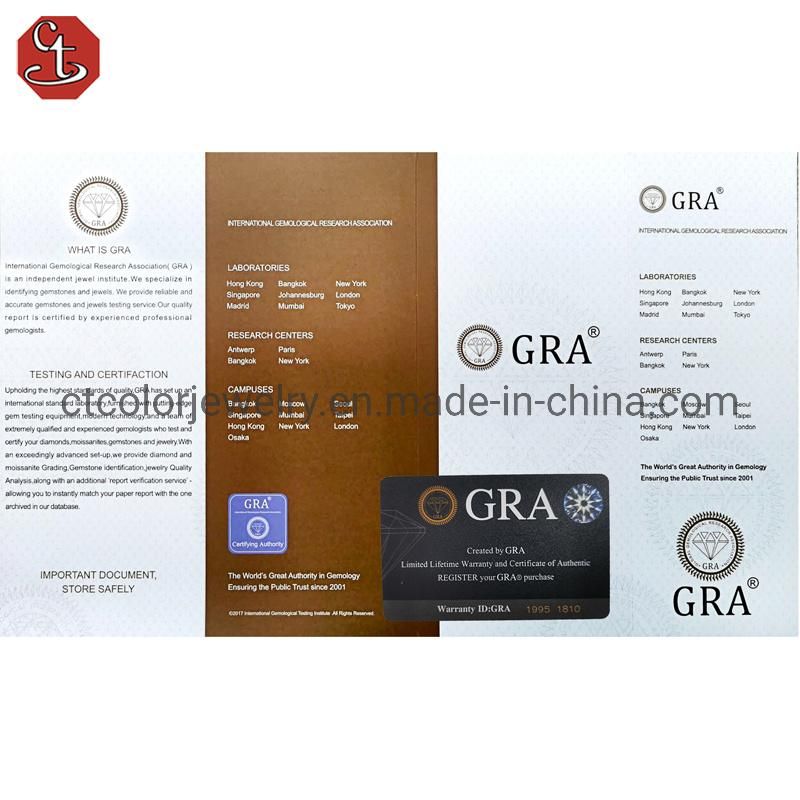 Wholesale fashion new jewel simple style moissanite GRA certification ear stud for girls and women