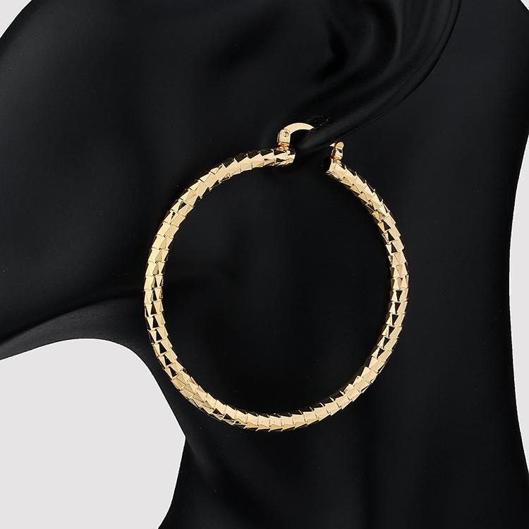 2020 Latest Fashion Design 18K Gold Plated Oversized Hoop Earings for Women Jewelry