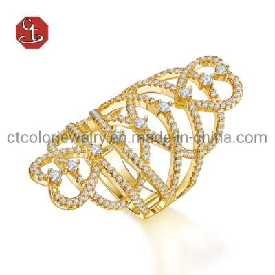 2021 Fashion Jewelry Silver Heart Ring with Cubic Zircon