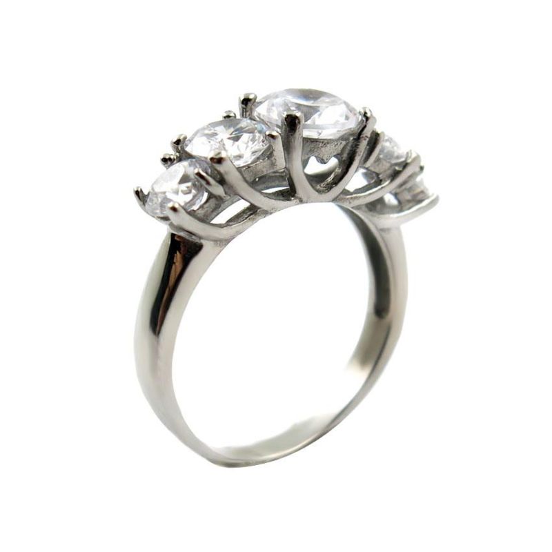 China Stainless Steel Jewelry Dollar Ring