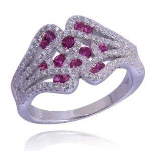 New 2015 Fashion 925 Sterling Silver Ruby Ring
