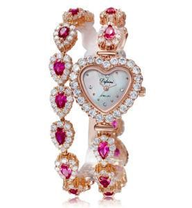 Difeini Heart Fashion Full Stone Watches 2015 Color Stone