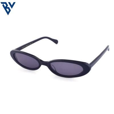 BV Small Oval Retro Sunglasses Premium Quality Super Light Lady Acetate Sunglasses with Good Price