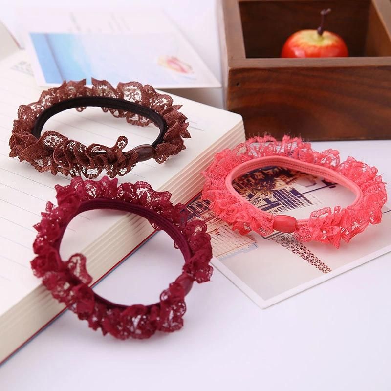 Multicolor Band with Lace Fashion Hair Band