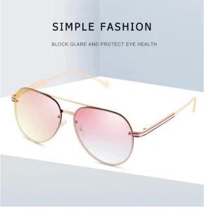 2021 Fashion Models Anti-Blue Light Metal Optical Frames Oversized Sunglass