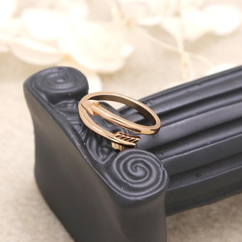 2022 New Design Open 18K Gold Women′s Jewelry Ring