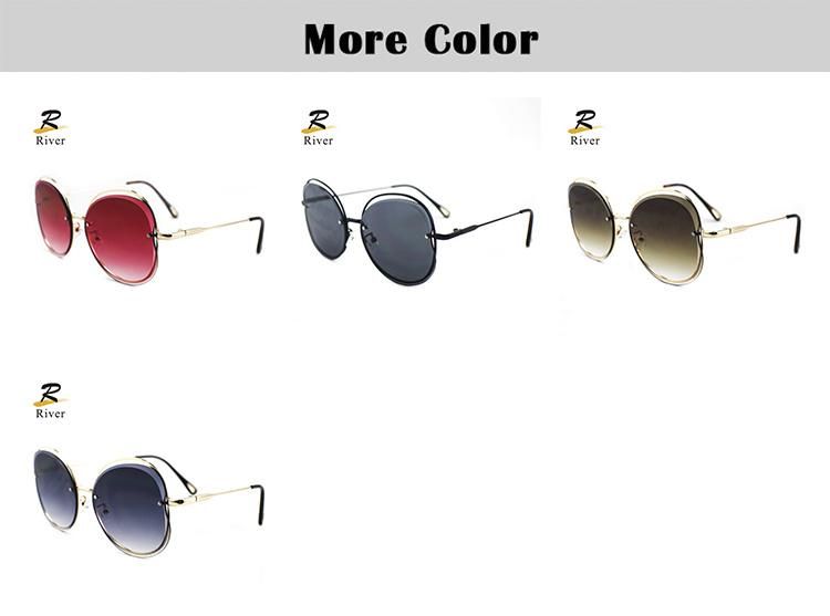 Heart Shaped Metal Frames Women Wholesale Sunglasses