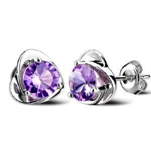 Eye in Sky Jewelry Fashion Earrings Heart Style with CZ Factory Wholesale