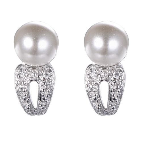 925 Silver Pear Shaped Wholesale Pearl Earring