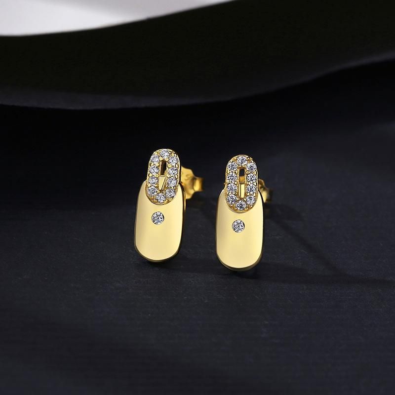 925 Sterling Silver Earrings Ear Studs Multy Color CZ Can Choose