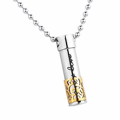 Sc Ash Jewelry Perfume Cylinder Necklace Pendant