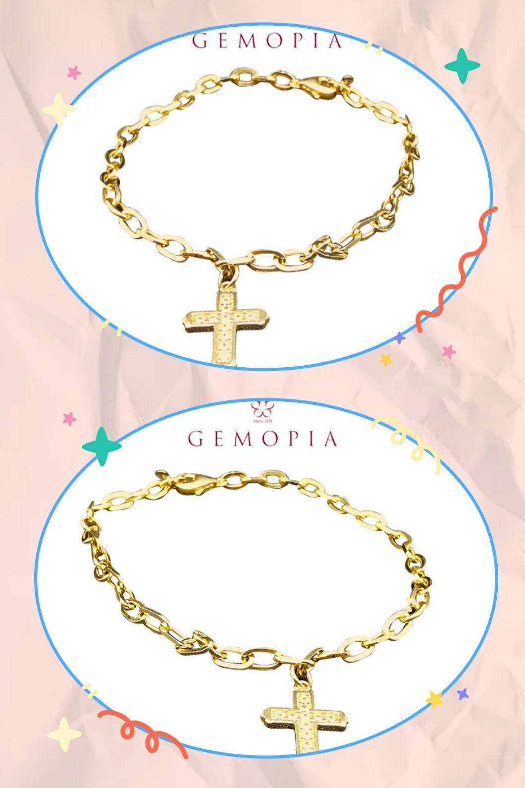 18K Gold Plated Fashion Charm Bracelet Bangle Chain Man Bracelet Jewelry for Women