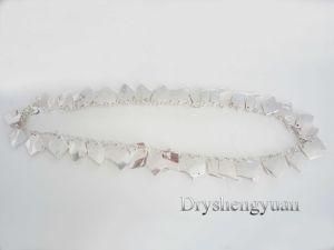 Bright Silver Fashion Neckalce (QSY-N92)