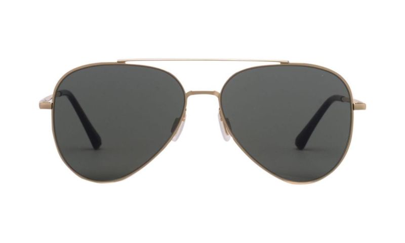 Square Frame Trendy Women Fashion Oversized Metal Sunglasses